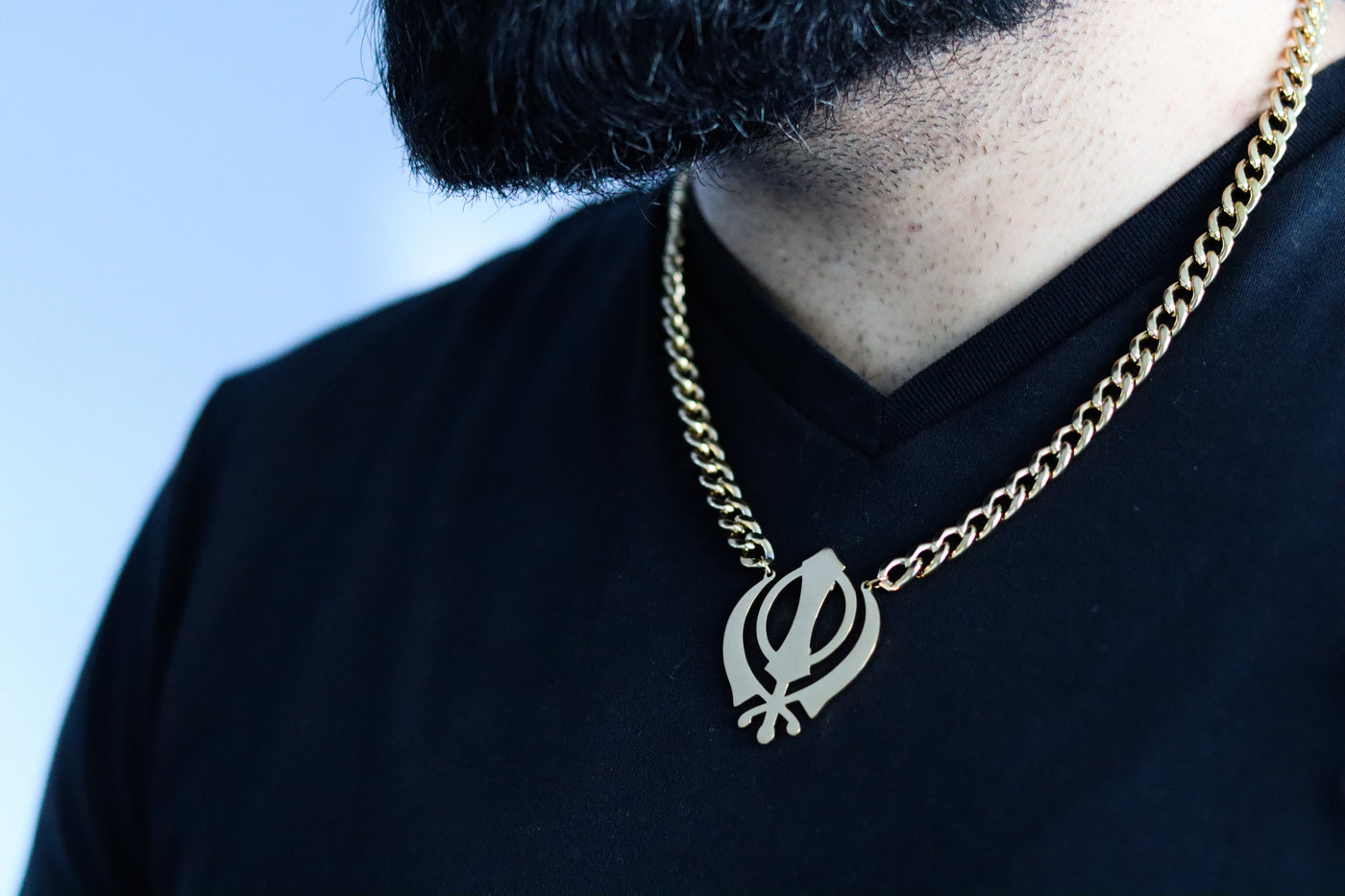 Bold Khanda Necklace